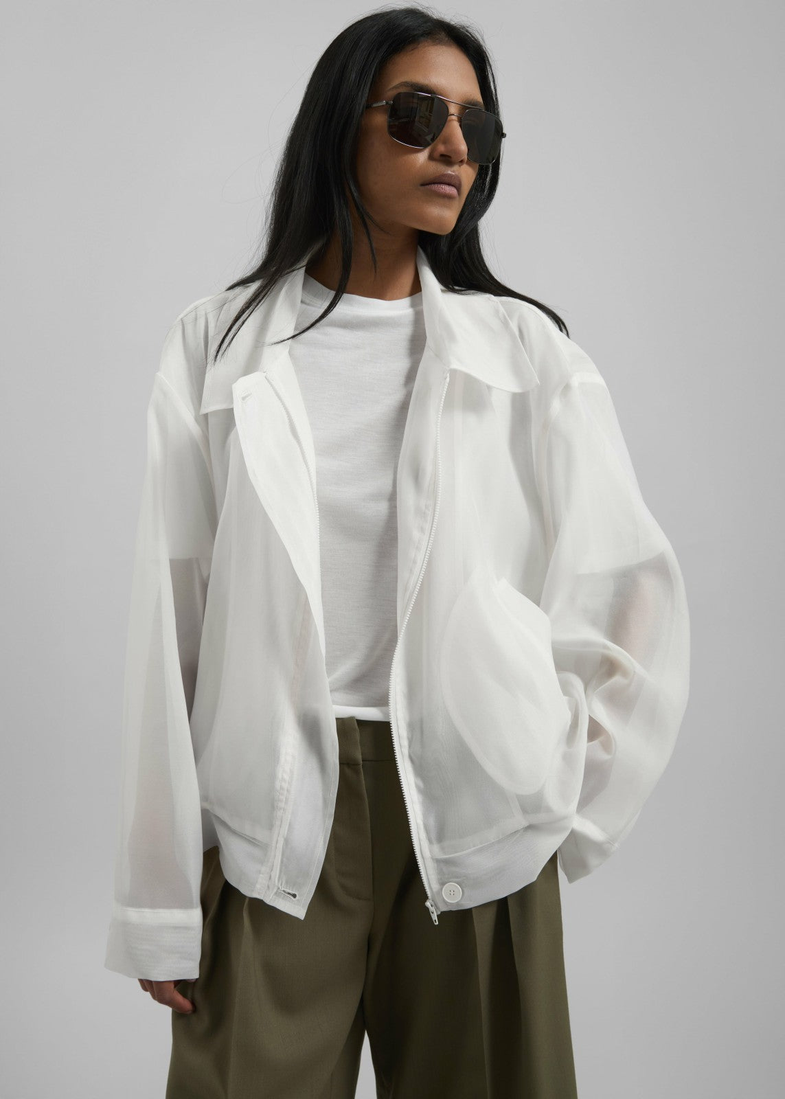 Soller Sheer Jacket - Ivory