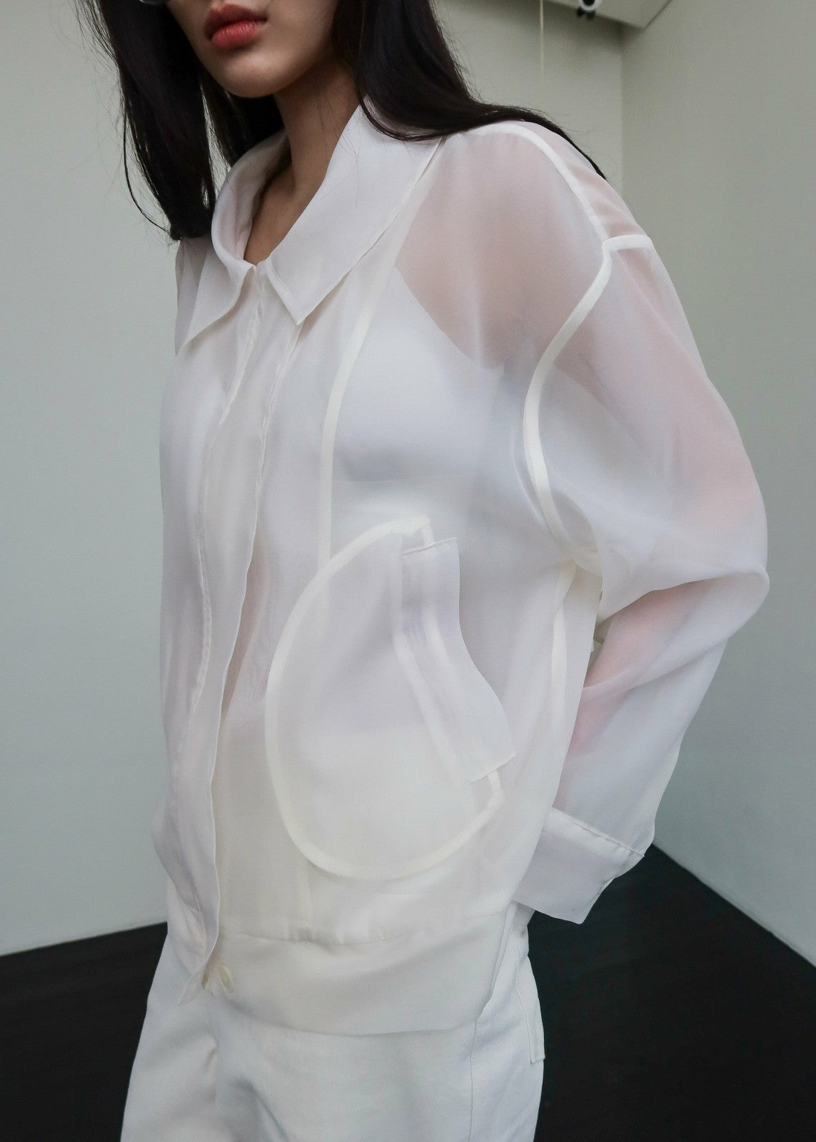 Soller Sheer Jacket - Ivory