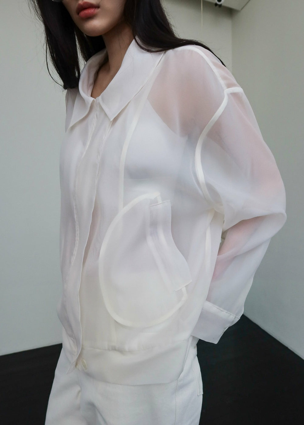 Soller Sheer Jacket - Ivory