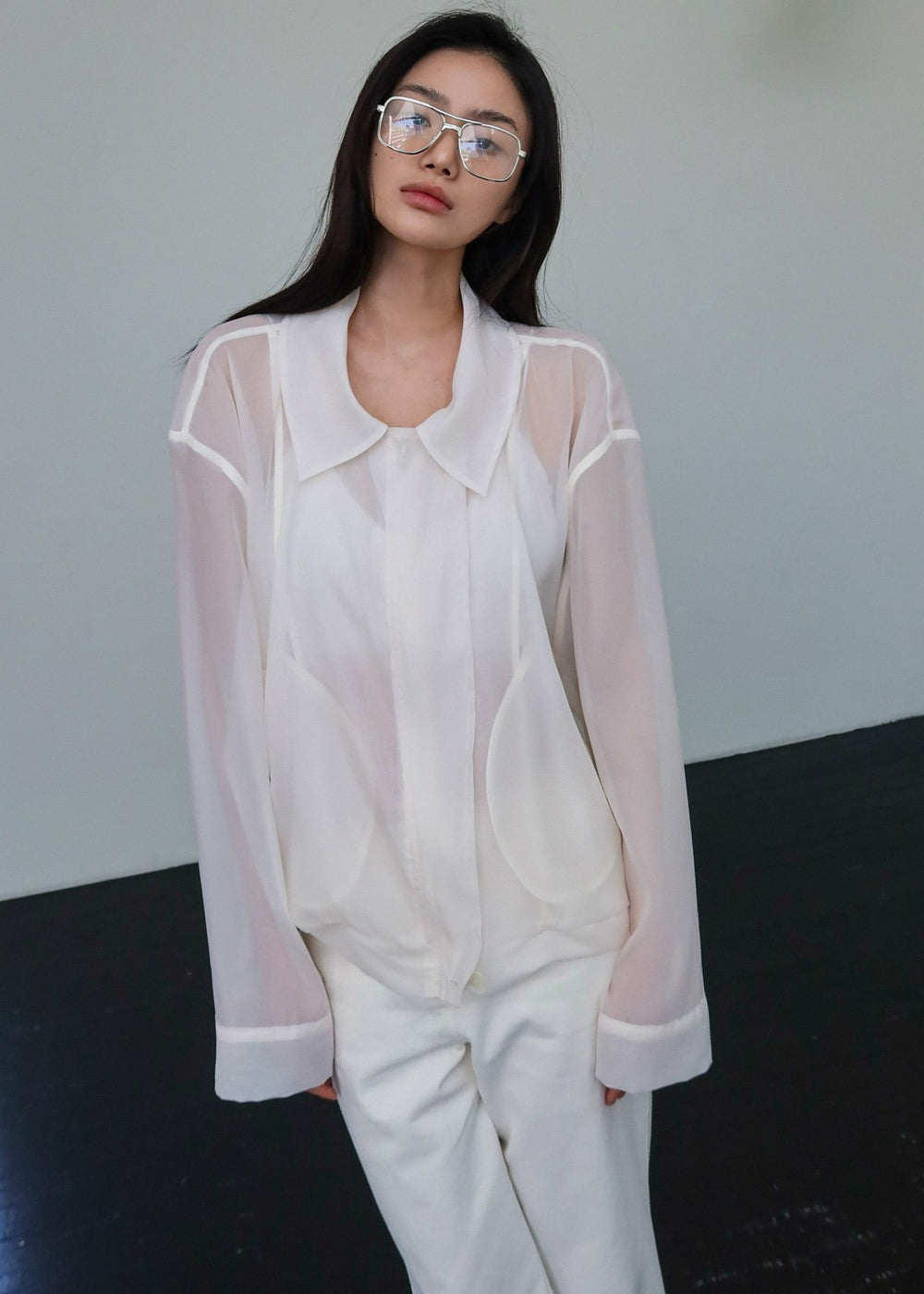 Soller Sheer Jacket - Ivory