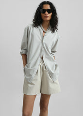 Alven Belted Shirt - Stone