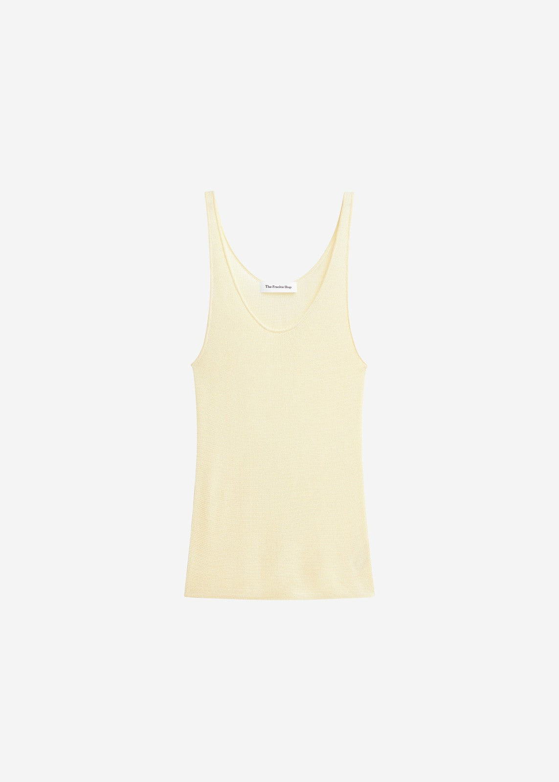 Rivo Knit Tank Top - Pale Yellow