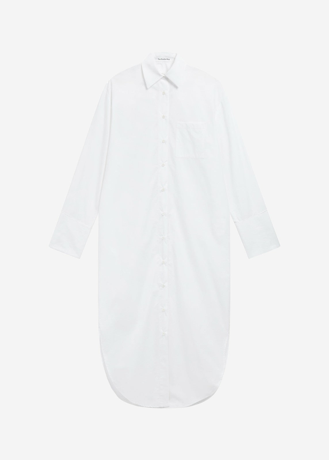Helena Shirt Dress - White