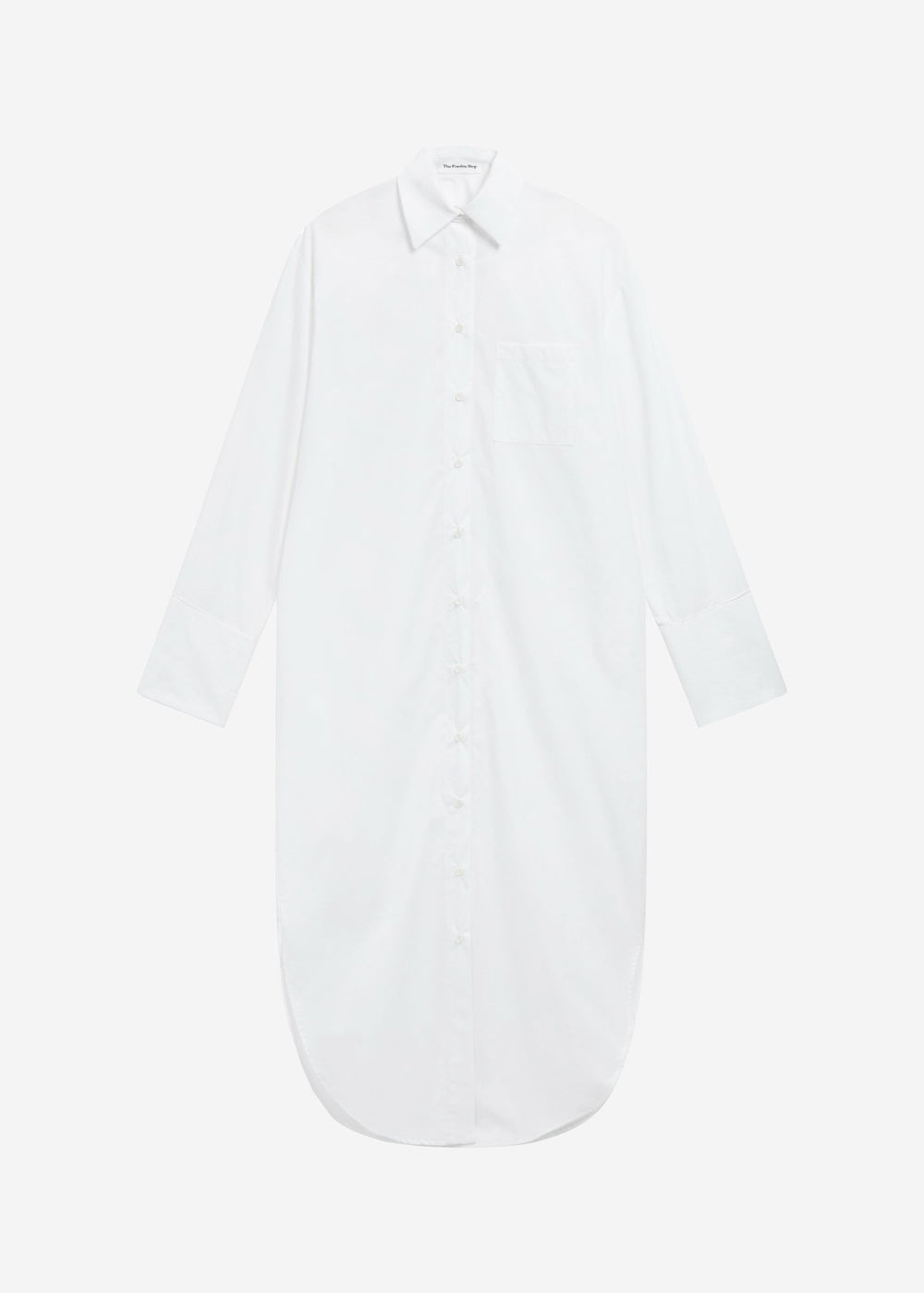 Helena Shirt Dress - White