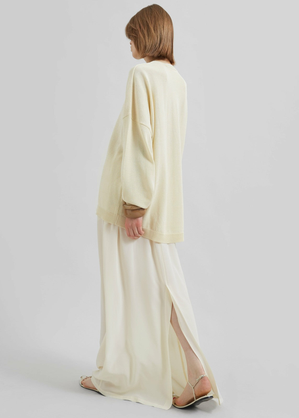Basel Crew Neck Sweater - Pale Yellow