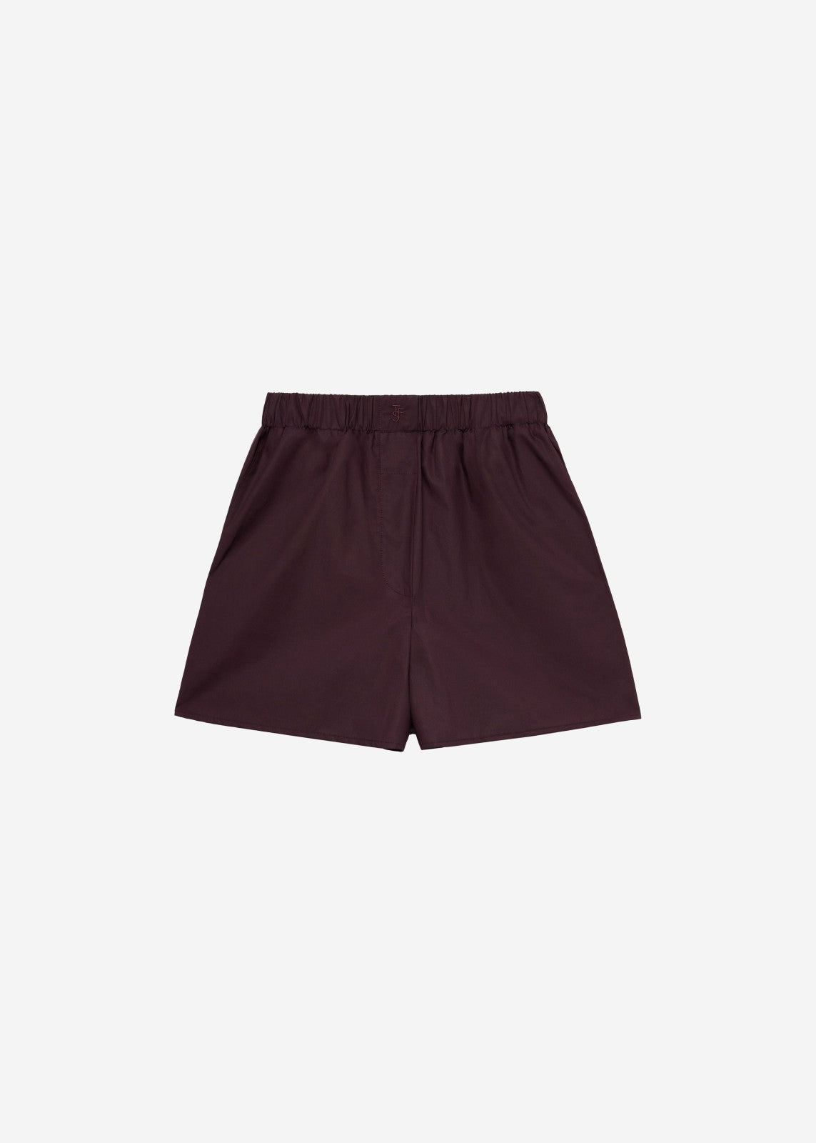 Lui Organic Cotton Boxer Shorts - Dark Plum
