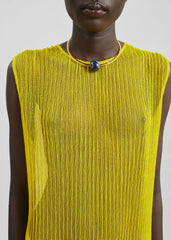 Annecy Lace Dress - Yellow
