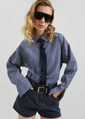 Forli Shirt - Navy/White Stripe