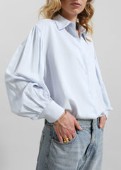 Azura Fluid Shirt - Sky Blue