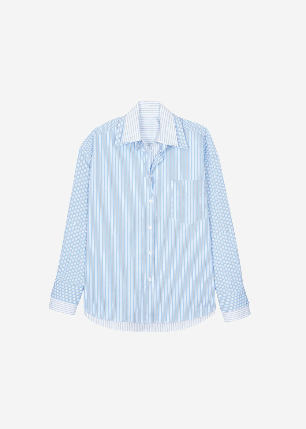 Lienz Double Shirt - Blue/White Stripe
