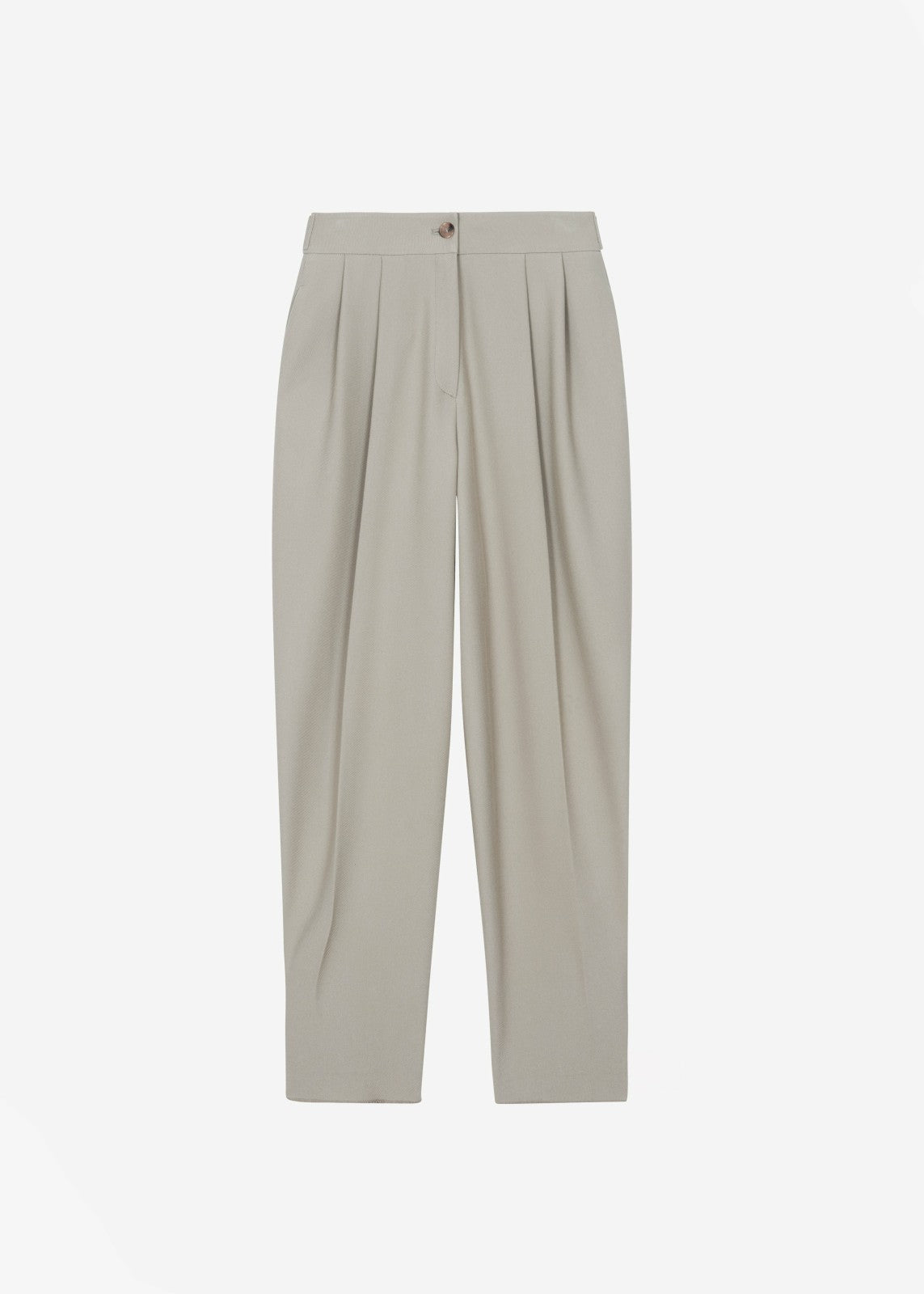 Dina Pleated Trousers - Light Taupe
