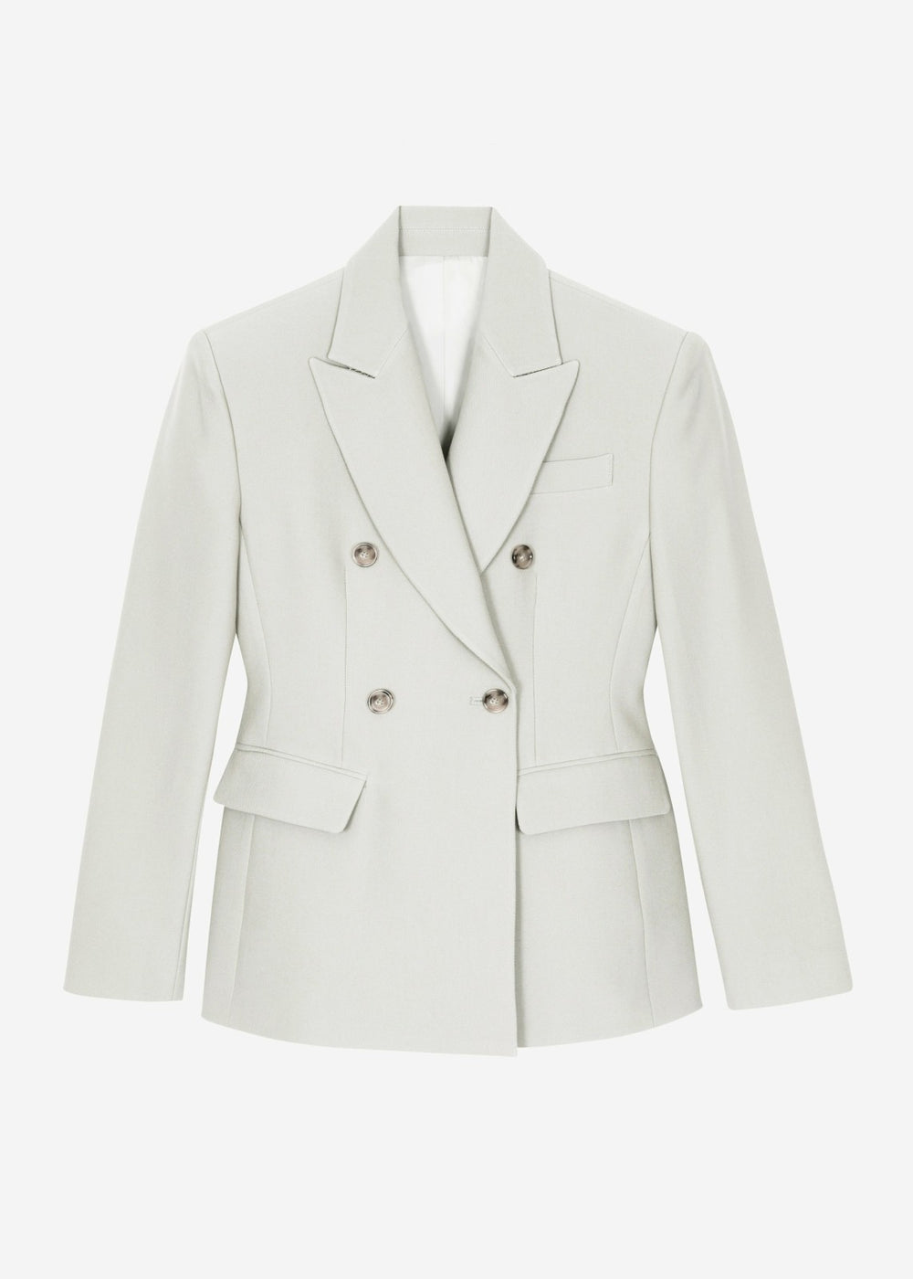 Dina Double Breasted Blazer - Cream