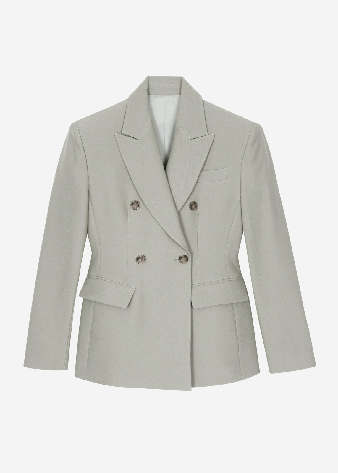 Dina Double Breasted Blazer - Light Taupe