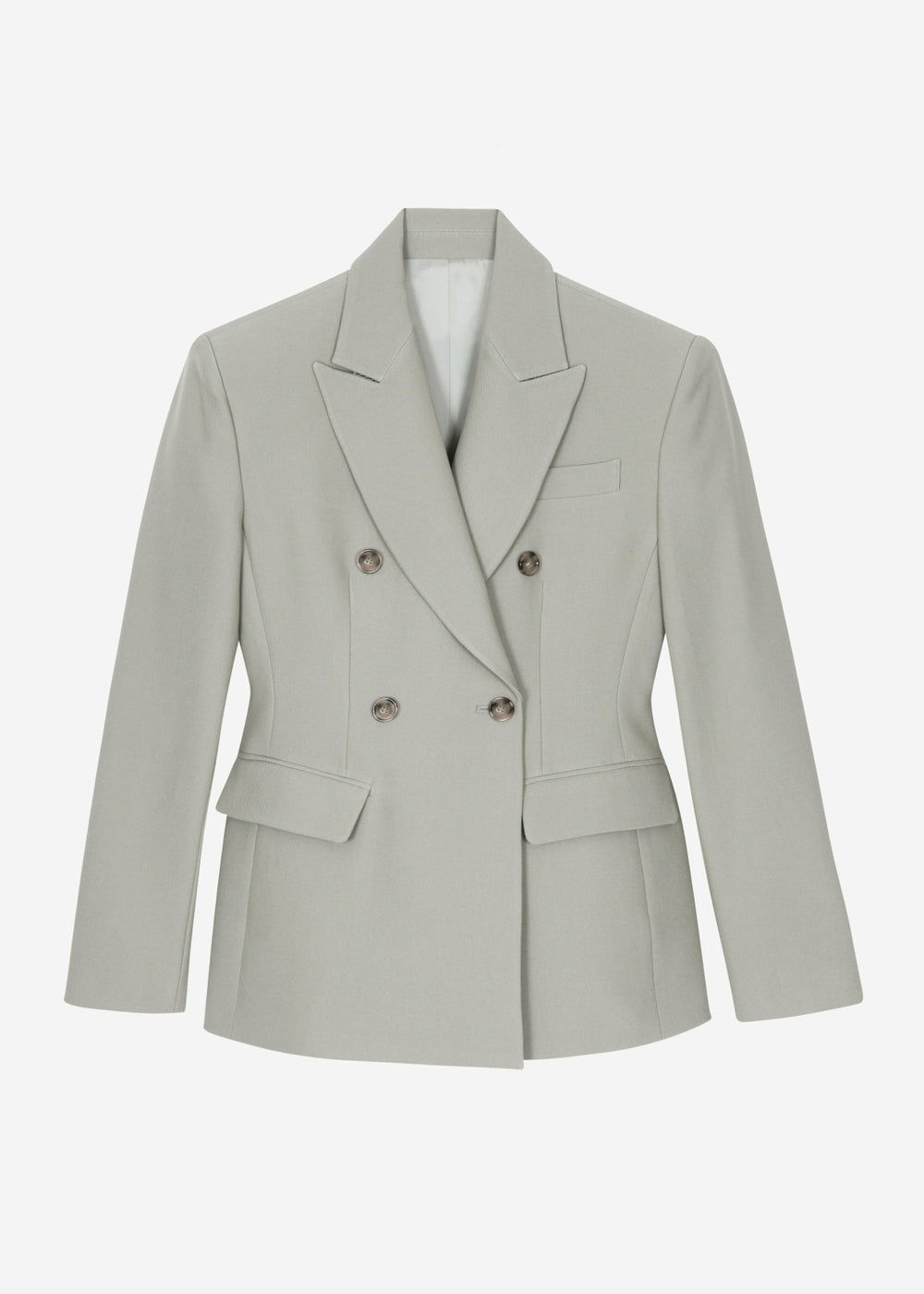 Dina Double Breasted Blazer - Light Taupe