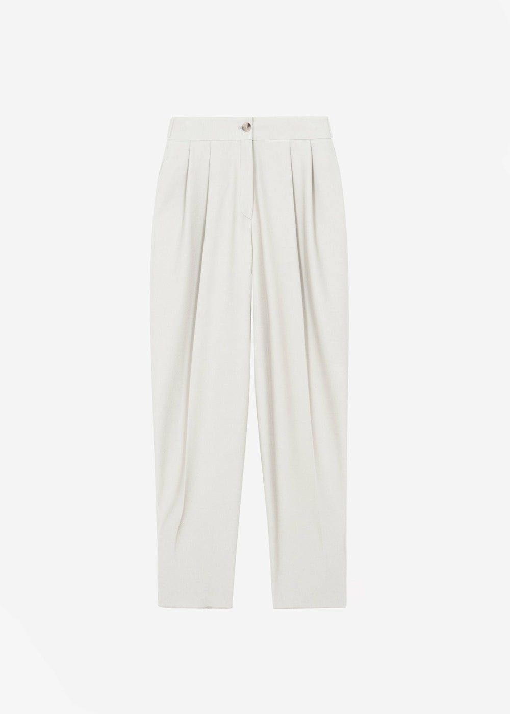 Dina Pleated Trousers - Cream