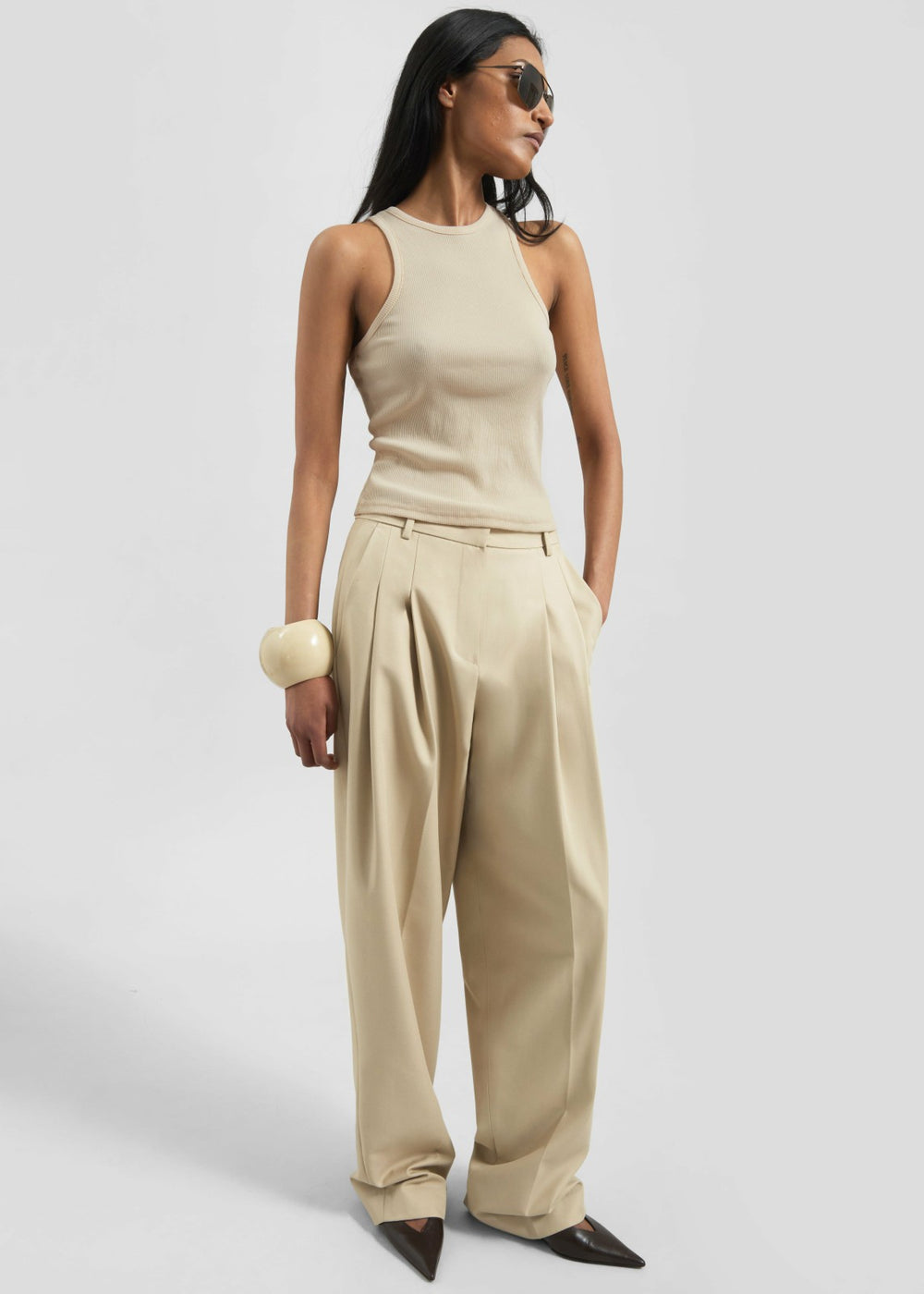Jem Tank Top - Beige