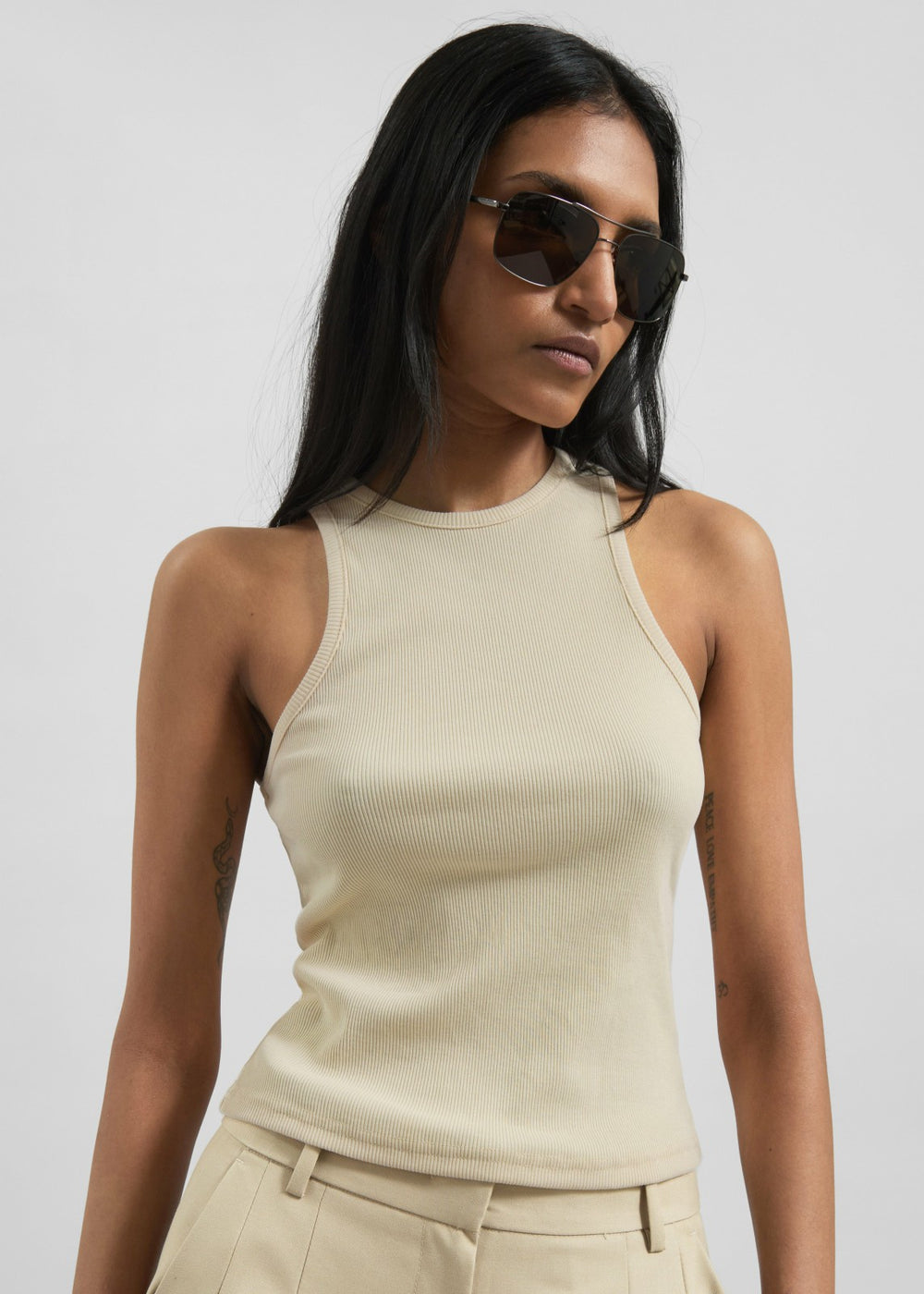Jem Tank Top - Beige
