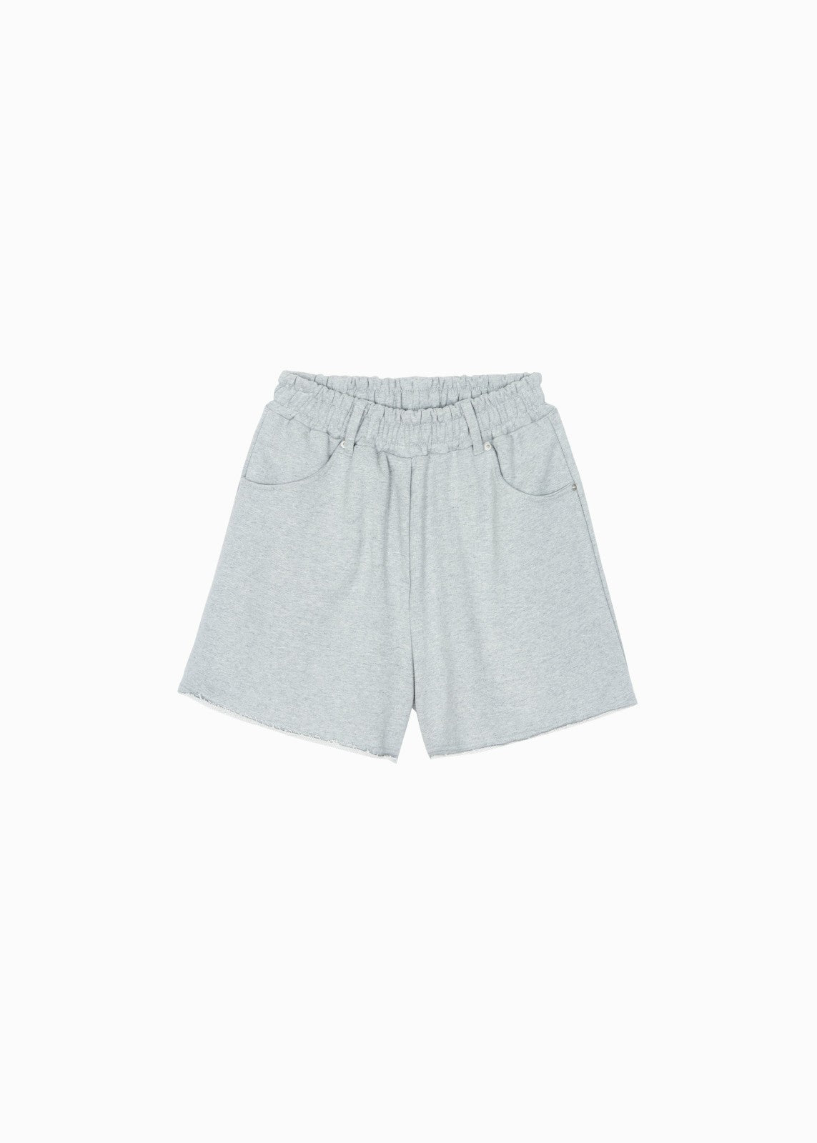 Soria Cotton Shorts - Grey