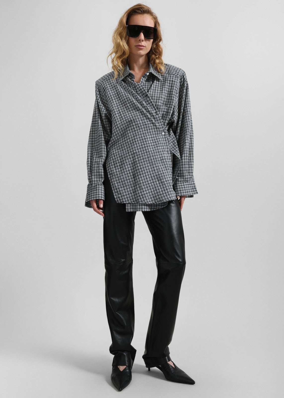 Varberg Padded Shirt - Black Plaid