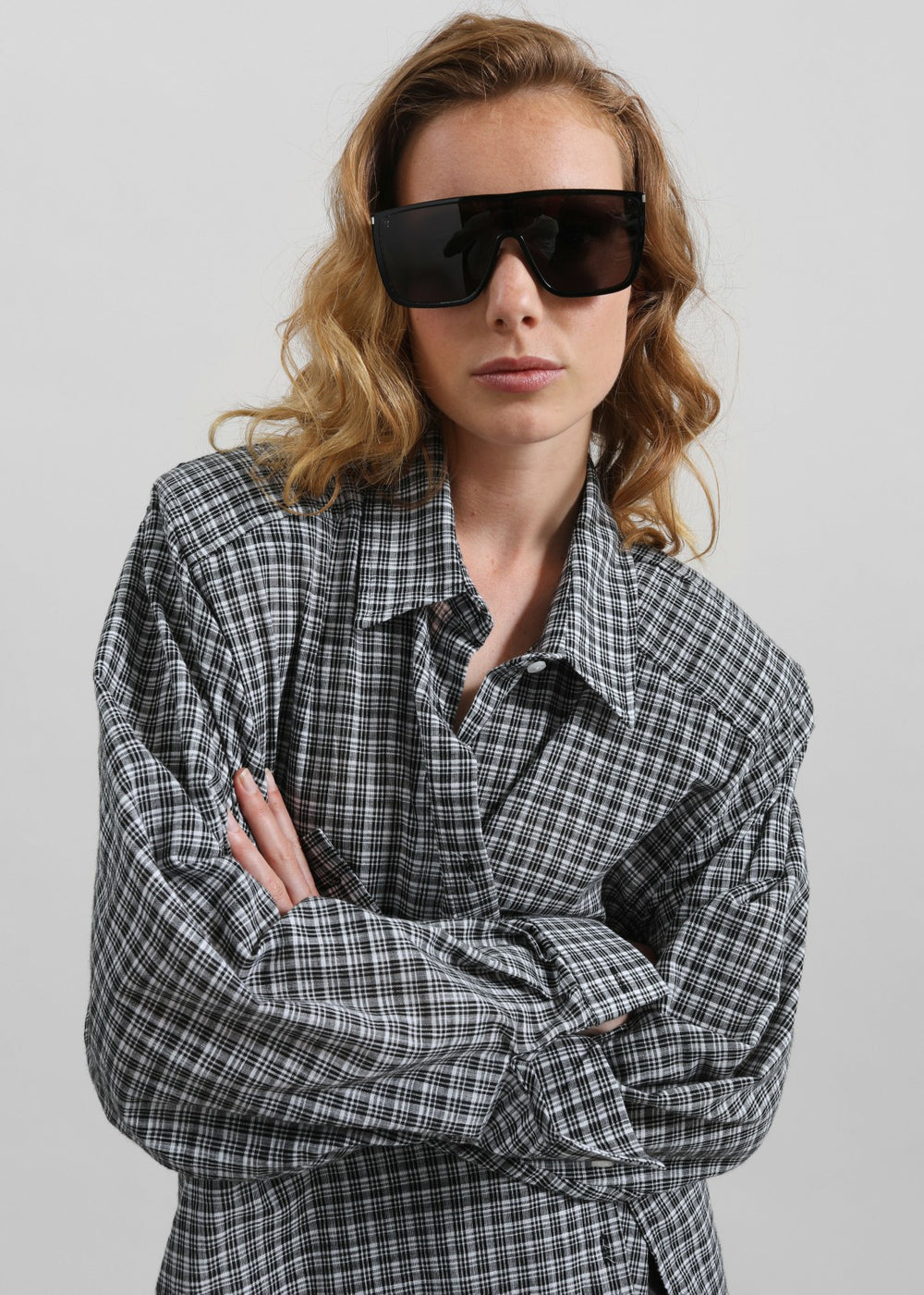 Varberg Padded Shirt - Black Plaid