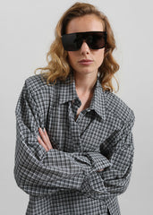 Varberg Padded Shirt - Black Plaid