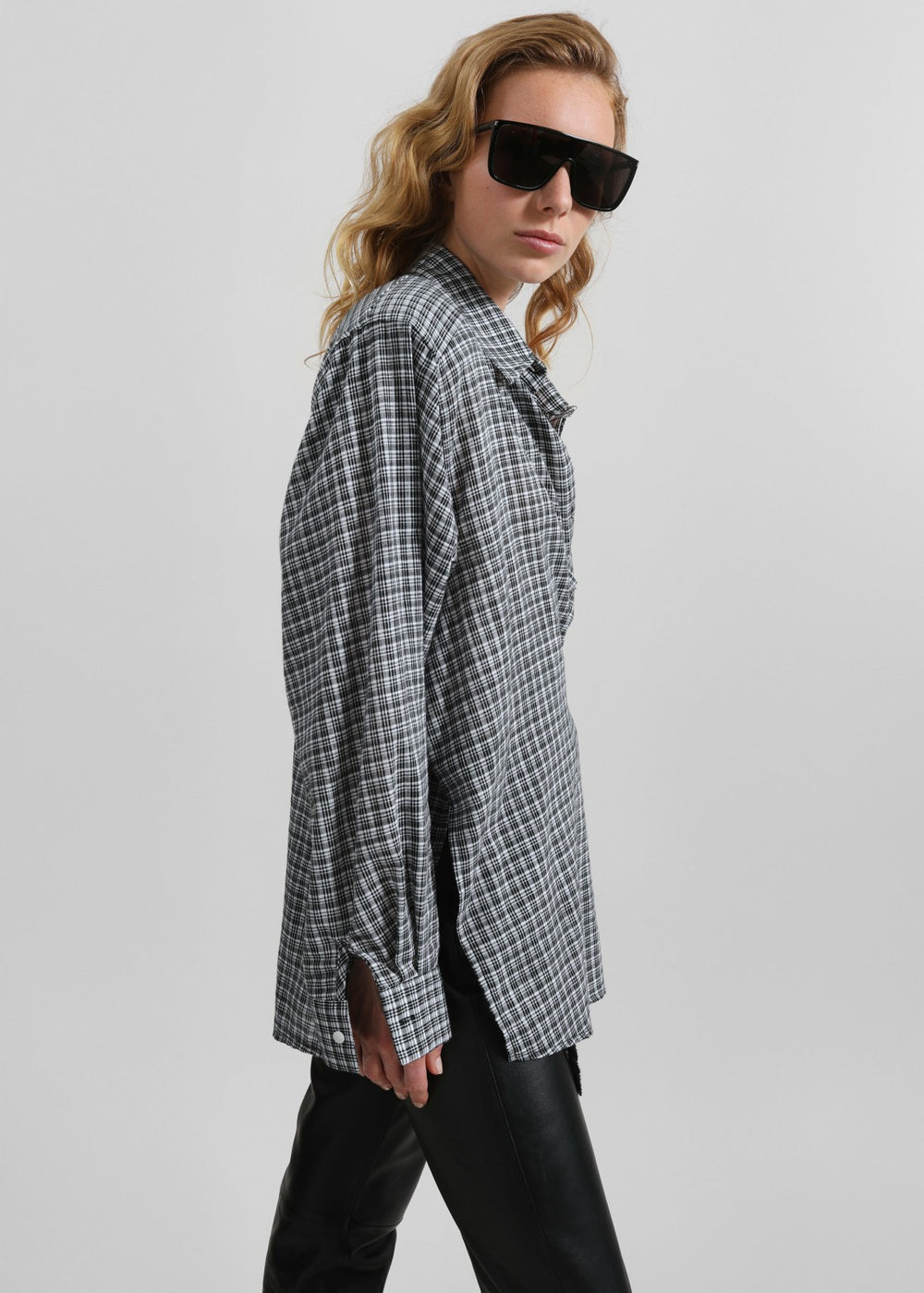 Varberg Padded Shirt - Black Plaid