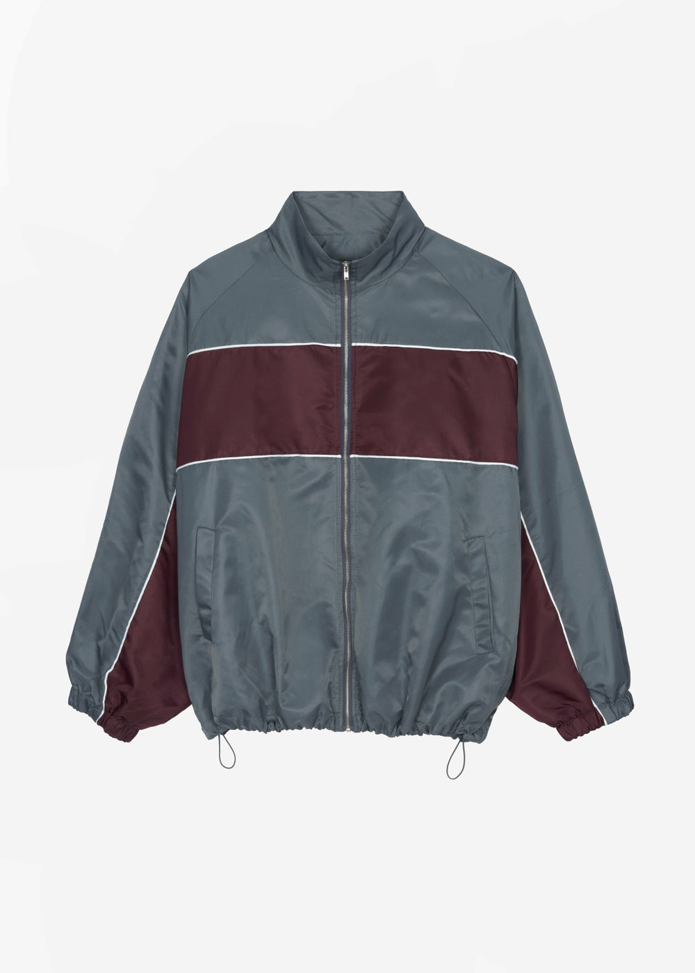 Treviso Colorblock Track Jacket - Slate Grey
