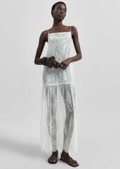 Calvi Maxi Lace Dress - White