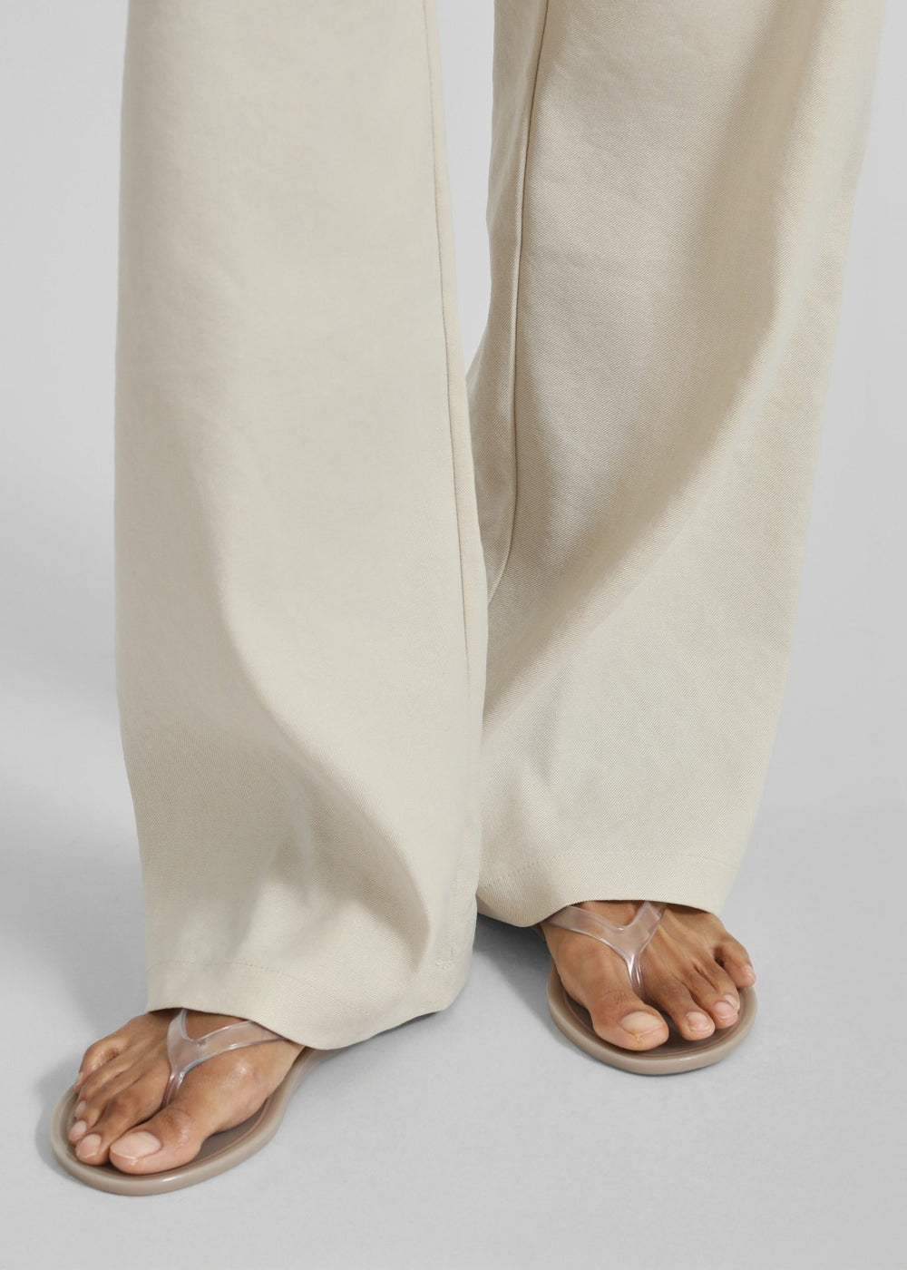 Christopher Esber Jo Flip Flop - Dune/Clear