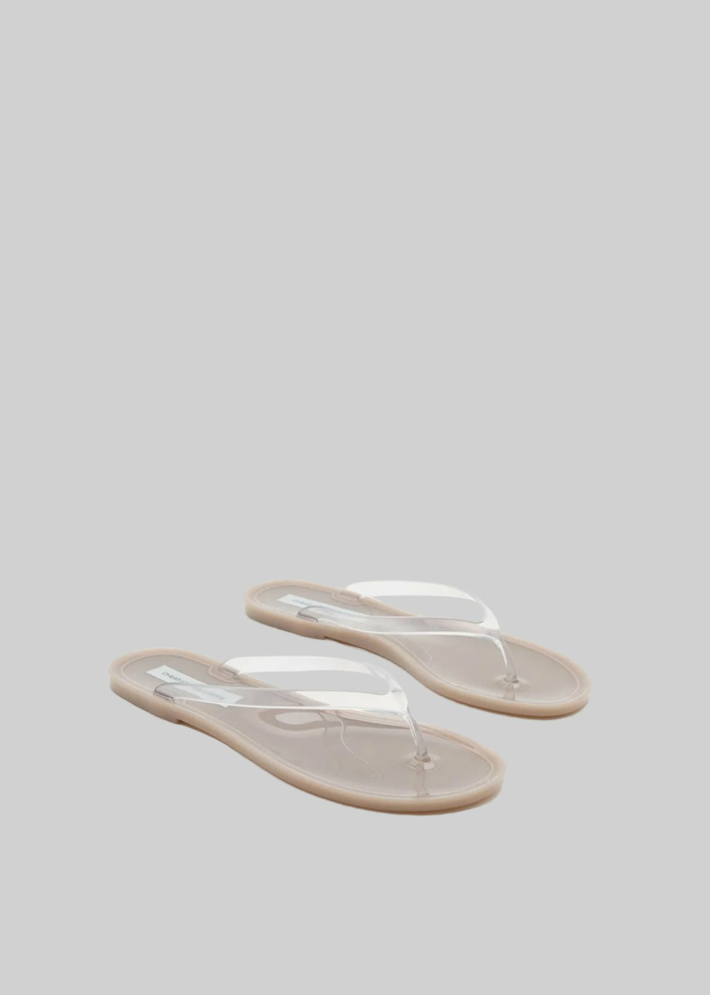 Christopher Esber Jo Flip Flop - Dune/Clear
