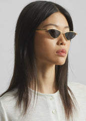 Karen Wazen Zoe Sunglasses - Gold