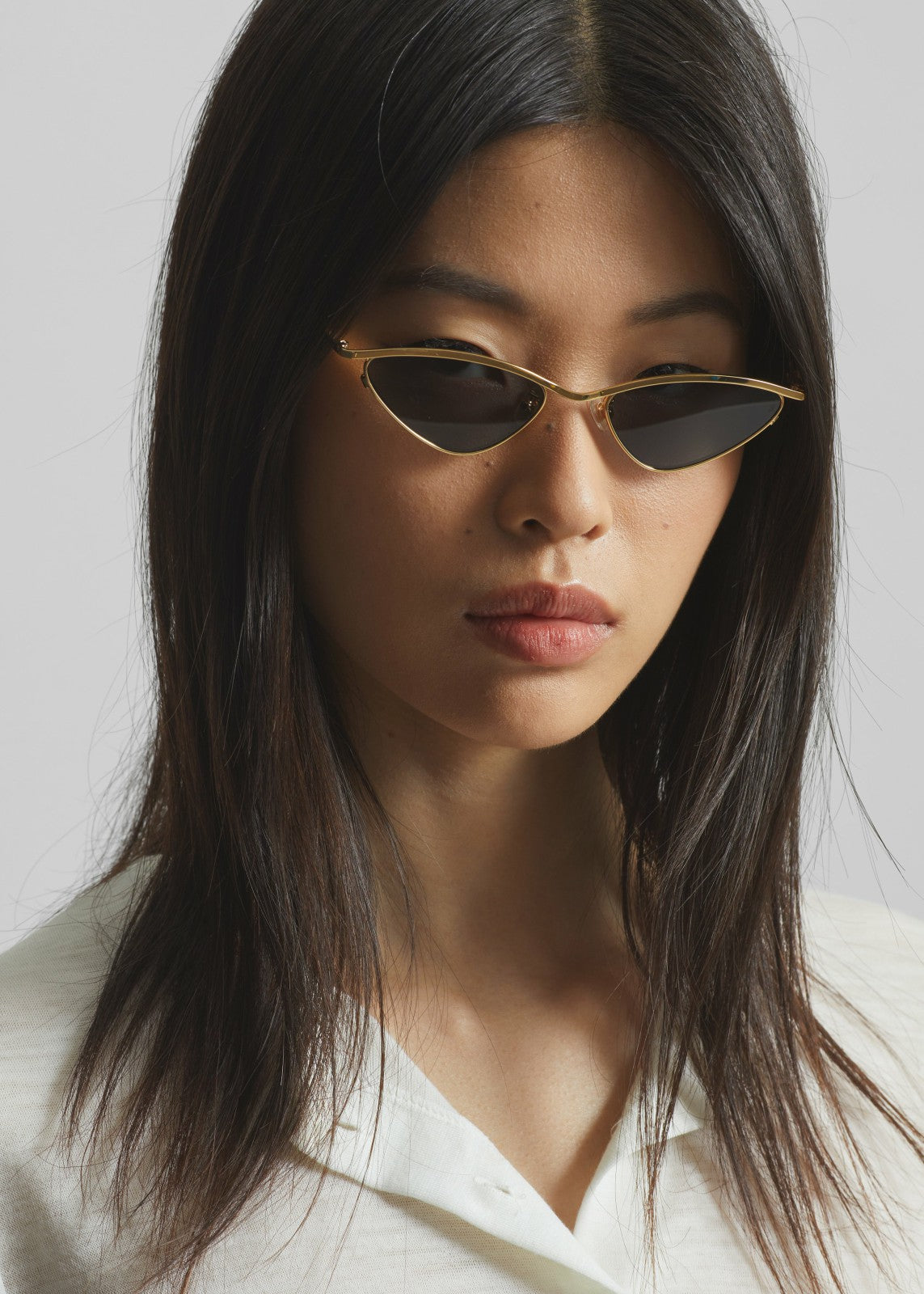 Karen Wazen Zoe Sunglasses - Gold