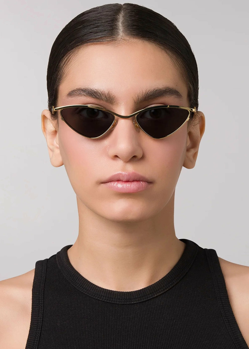 Karen Wazen Zoe Sunglasses - Gold