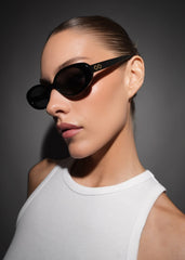 Karen Wazen Olivia Sunglasses - Black