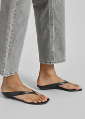 Loulou de Saison Coda Nappa Leather Sandals - Black