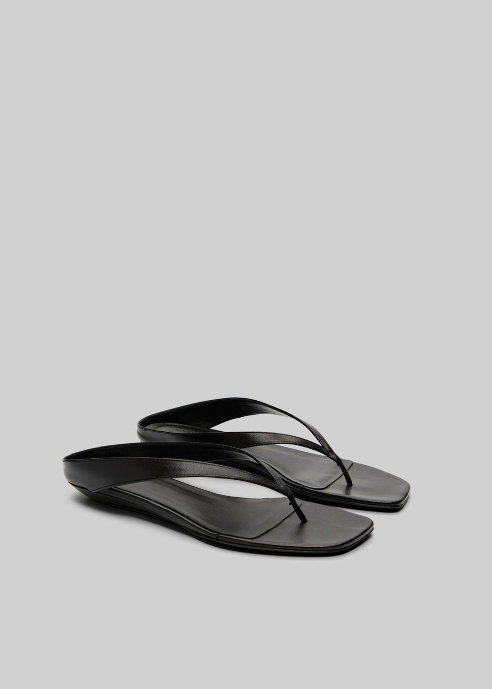 Loulou de Saison Coda Nappa Leather Sandals - Black