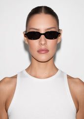 Karen Wazen Carolyn Sunglasses - Black