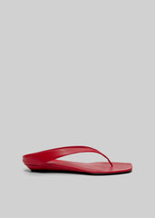 Loulou de Saison Coda Nappa Leather Sandals - Tomato