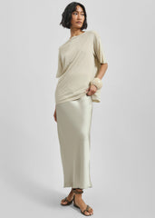 Samsøe Samsøe Saagneta Long Skirt - Agate Gray