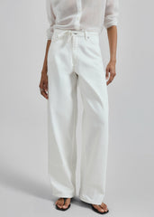 Samsøe Samsøe Saharper Jeans Belt - White Rock