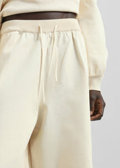 Wesra Knit Bermuda Shorts - Ecru