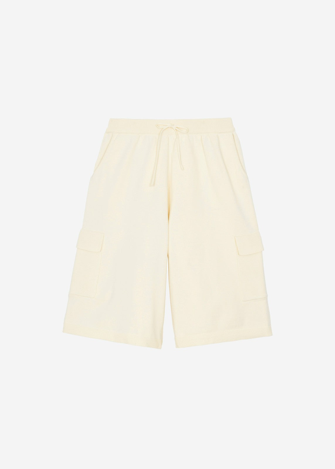 Wesra Knit Bermuda Shorts - Ecru