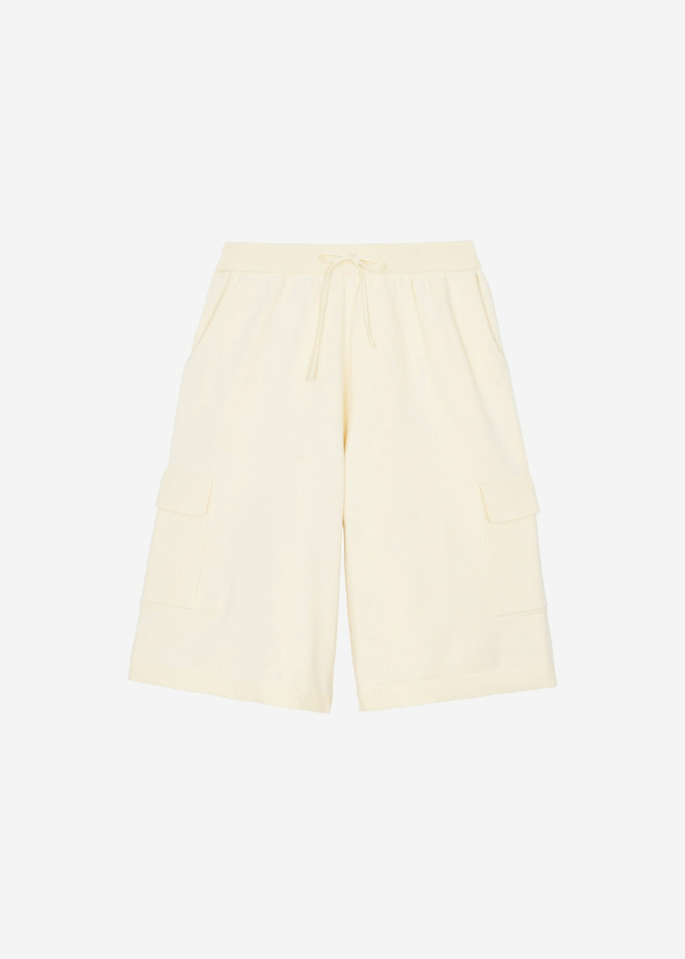 Wesra Knit Bermuda Shorts - Ecru