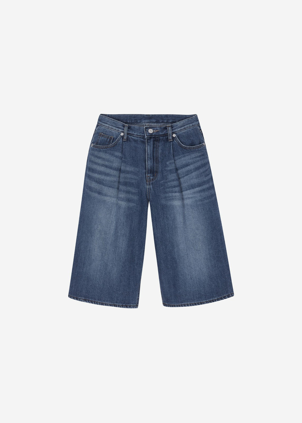 Kendon Denim Bermuda Shorts - Medium Wash