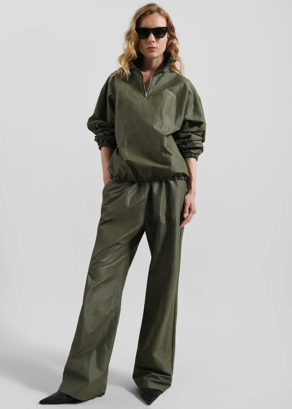 Majvik Windbreaker Anorak - Olive