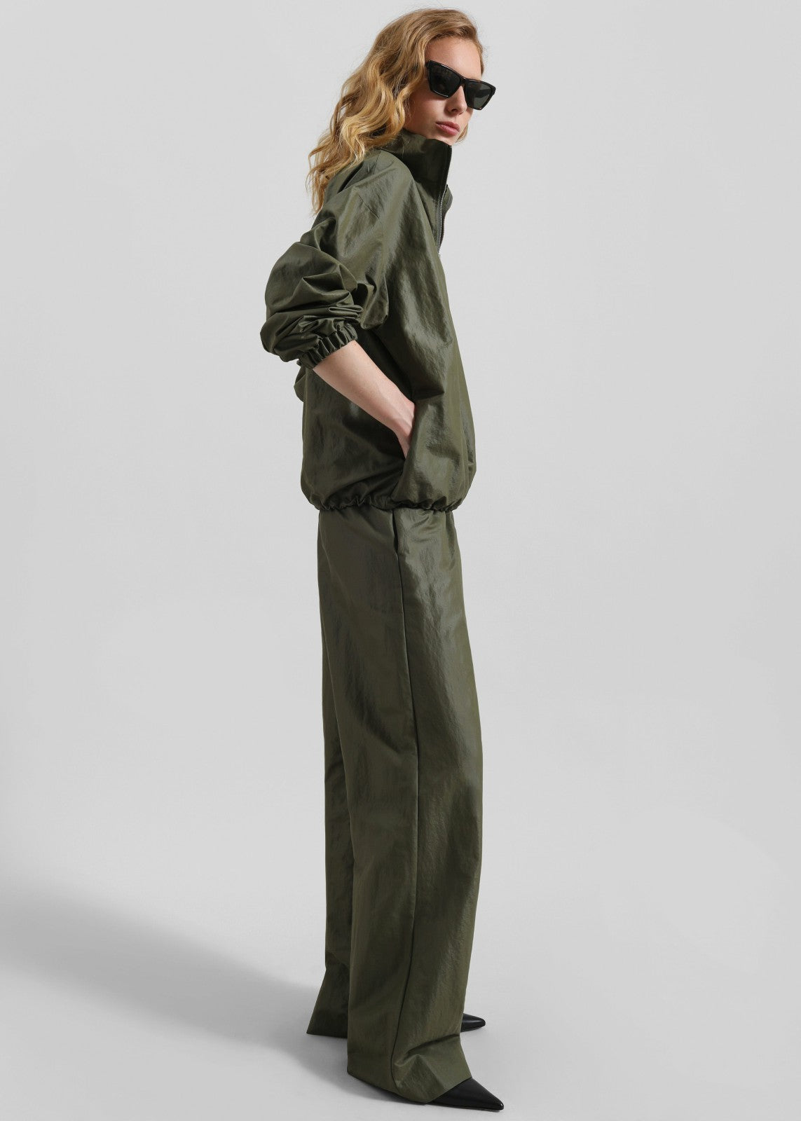 Majvik Windbreaker Anorak - Olive