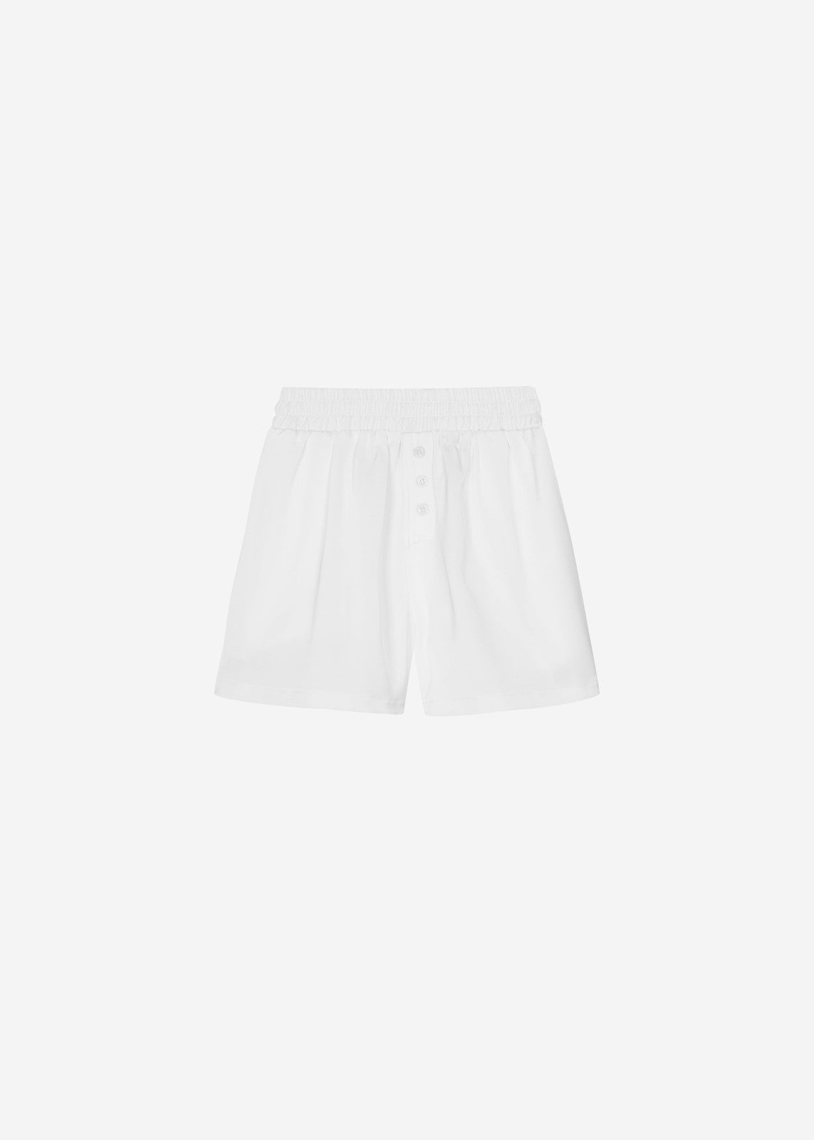 Ilsen Satin Boxer Shorts - White