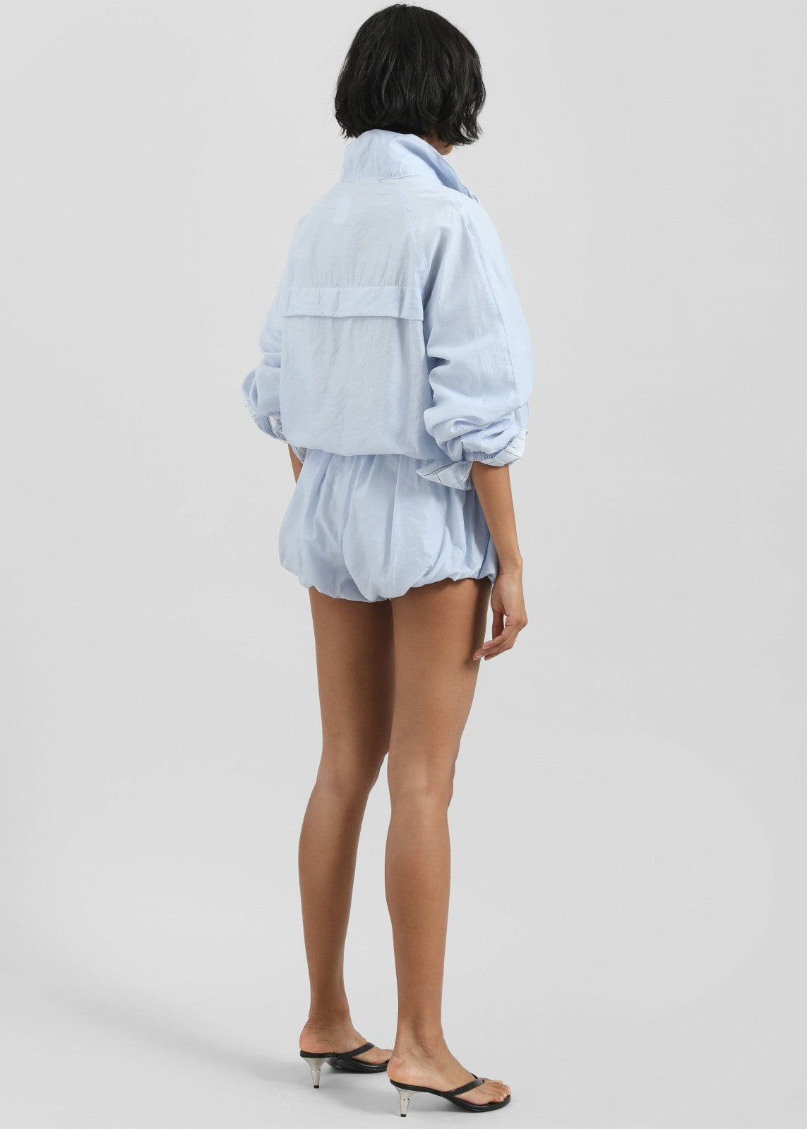 Vaila Sheer Jacket - Sky Blue