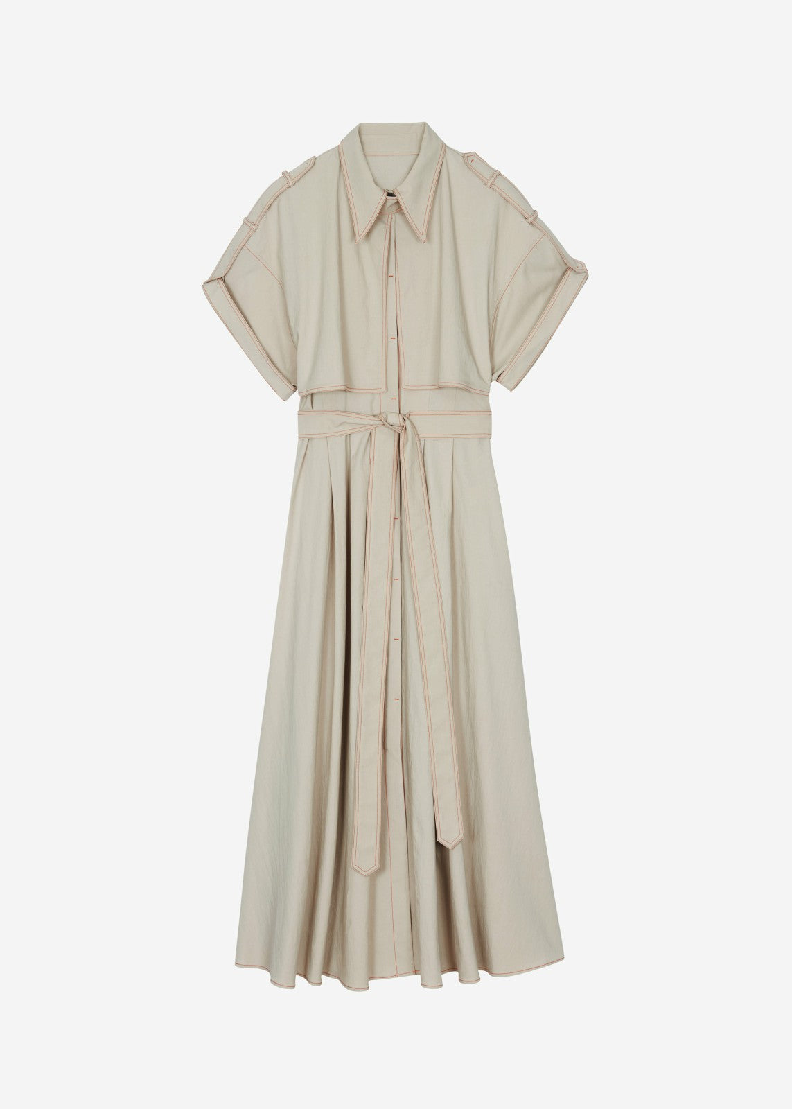 Everset Trench Dress - Beige