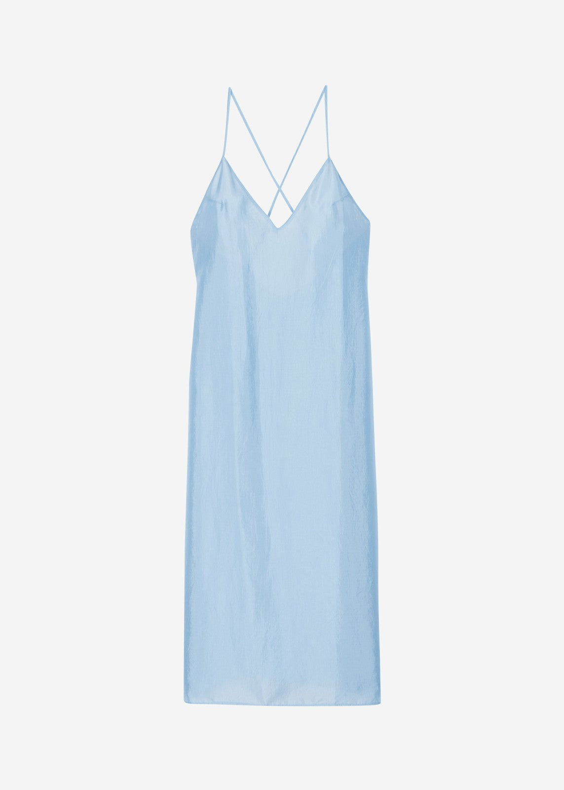 Vence Slip Dress - Dusty Blue